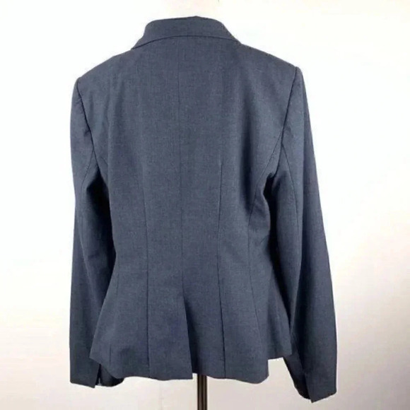 The limited collection blazer size 14 bluish gray one button career jacket - Picture 4 of 8
